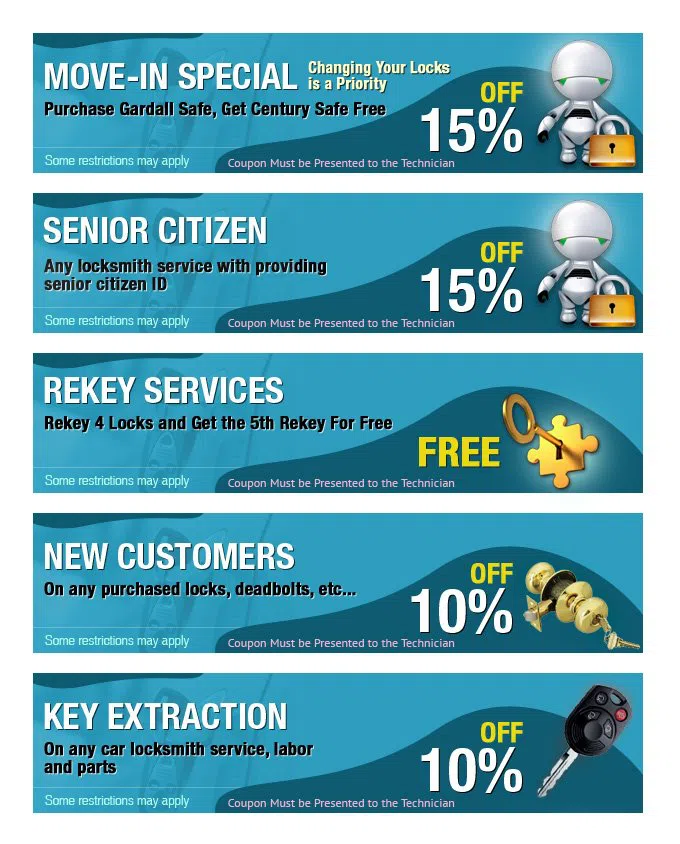 Metro Master Locksmith Daly City, CA 650-651-3434 - coupons8-set-five